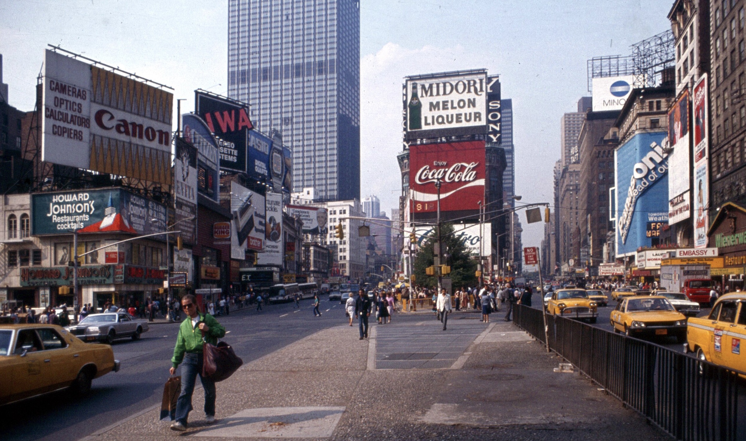 Times Square before New York’s financial comeback 